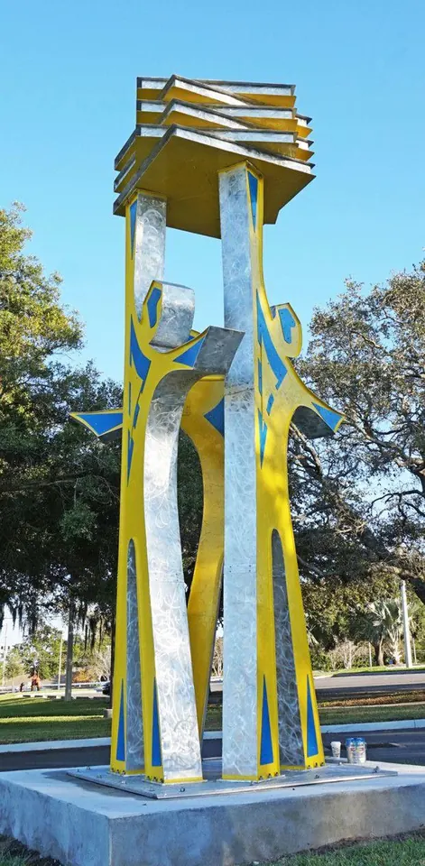 Public sculpture reference for Junction near Jagatpur bridge