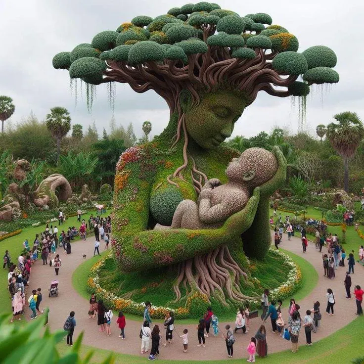Public sculpture reference for Bagban Cross Road (Zydus hospital road)