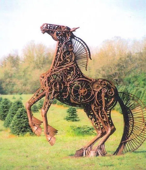 Public sculpture reference for IOC junction (Chandkheda)