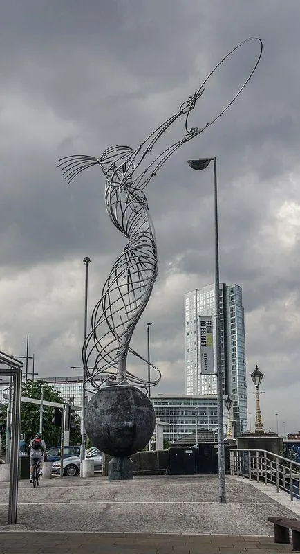 Public sculpture reference for Ashirvad foundation cross road (Naranpura)