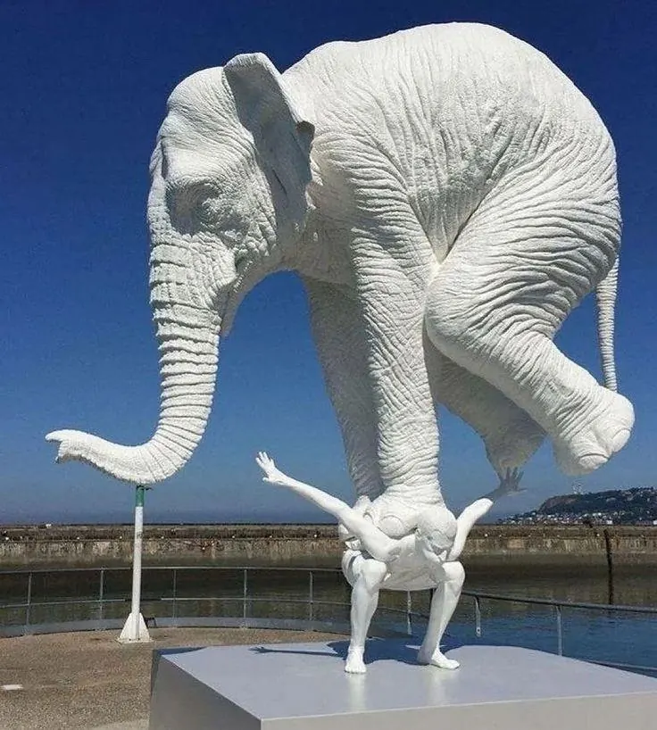 Public sculpture reference for CEPT university junction (Navrangpura)