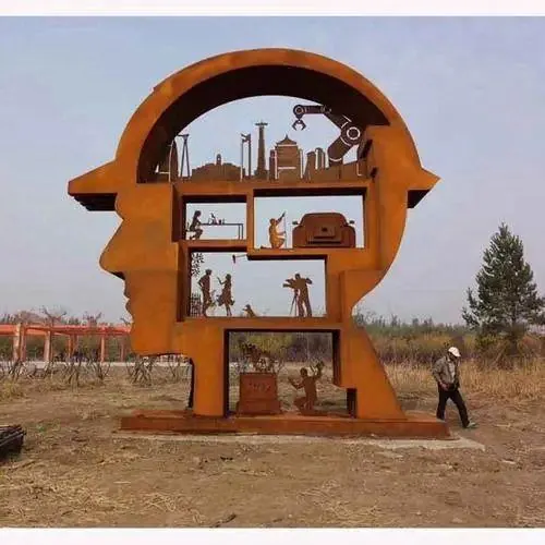 Public sculpture reference for Commerce Six Road (Navrangpura)