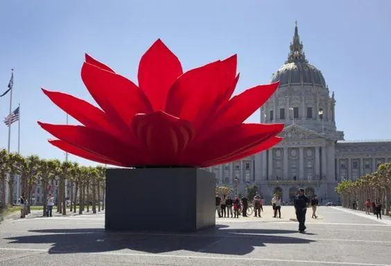 Public sculpture reference for Pentagon Complex 5 arm (After mahalaxmi char rasta)