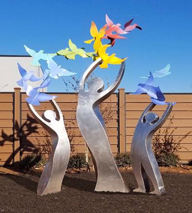 Colourful bird sculpture proposed for Navrang Junction