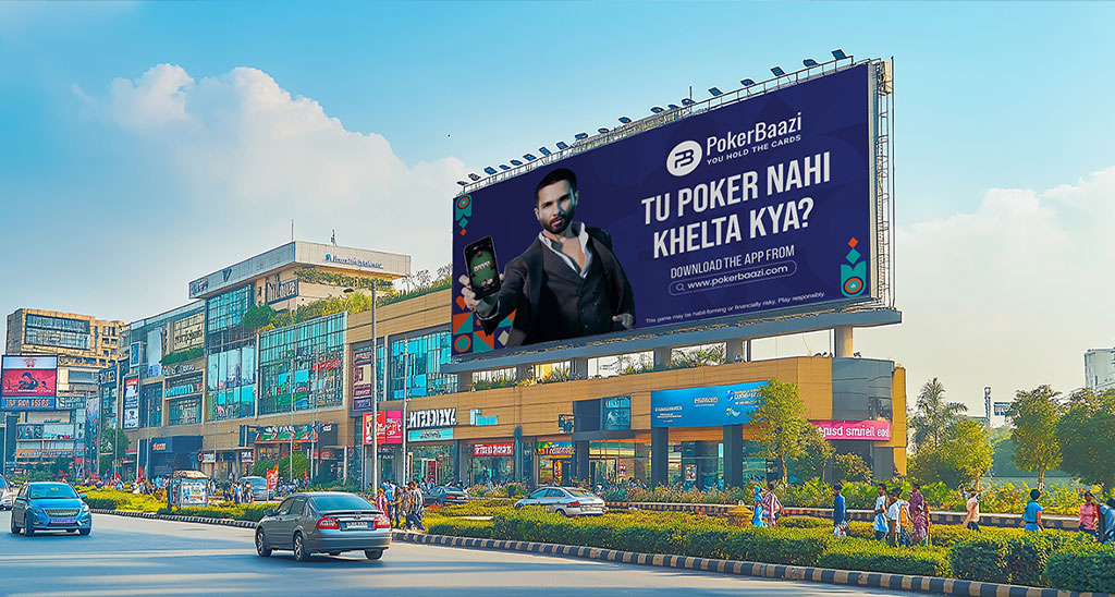 Large-format outdoor advertising display