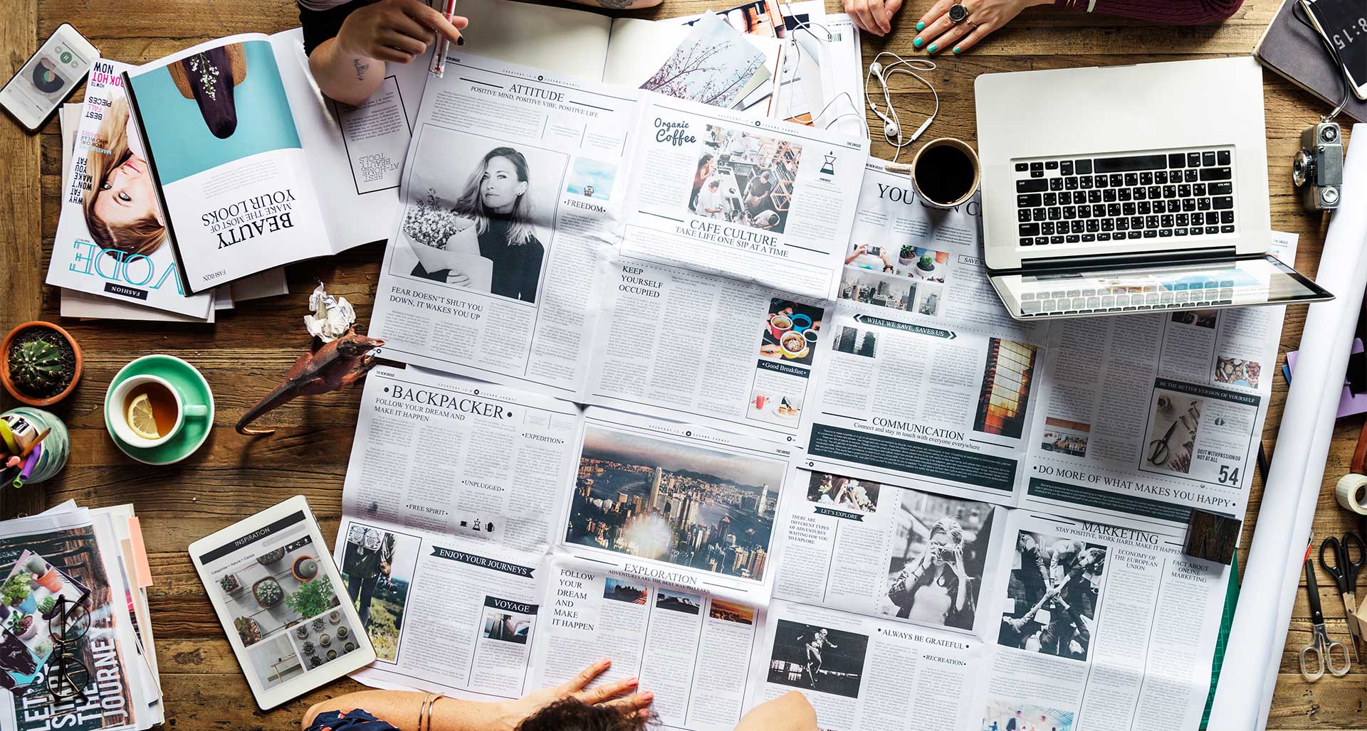 Newspaper and print advertising